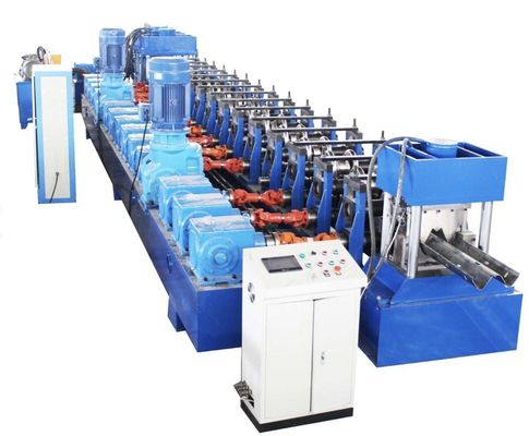 شراء 7.5 كيلوواط Hhighway Guardrail رول تشكيل آلة Q235 المعدن رول سابق online manufacture